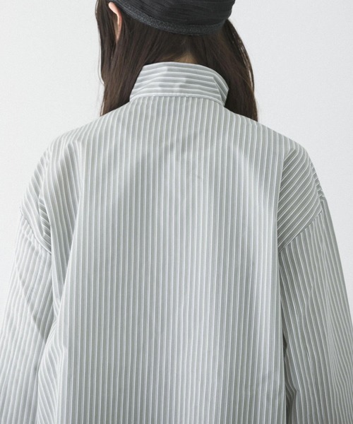 URBAN RESEARCH（アーバンリサーチ）の「MIRKO BERTOLA　ストライプデザインシャツ（シャツ/ブラウス・レディース・グリーン系その他/ブルー系その他・-）」の7枚目の写真