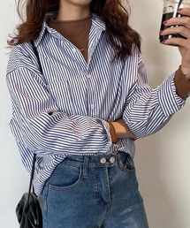 Amulet | ストライプ長袖シャツ(シャツ/ブラウス)