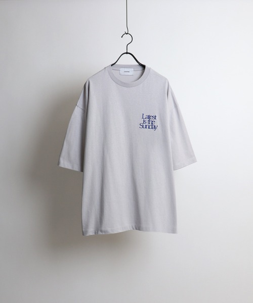 Confirm(コンファーム)の「Latest バックプリントビッグTシャツ【Confirm】(Tシャツ/カットソー・メンズ・ライトグレー/ホワイト/ブラック・L/M)」の9枚目の写真