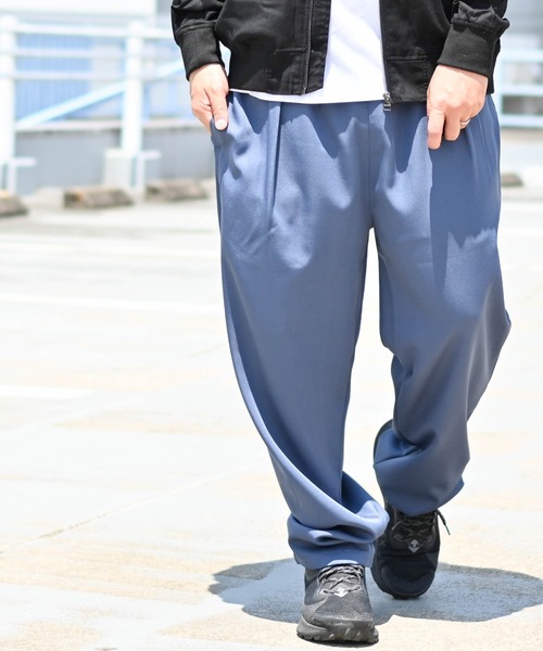 Anytime Songs(エニータイムソングス)の「ポリツイル シェフパンツ(その他パンツ・メンズ・ホワイト/ブラック/サックスブルー/グリーン/グレイッシュベージュ・SMALL/MEDIUM/X-LARGE/LARGE)」の5枚目の写真