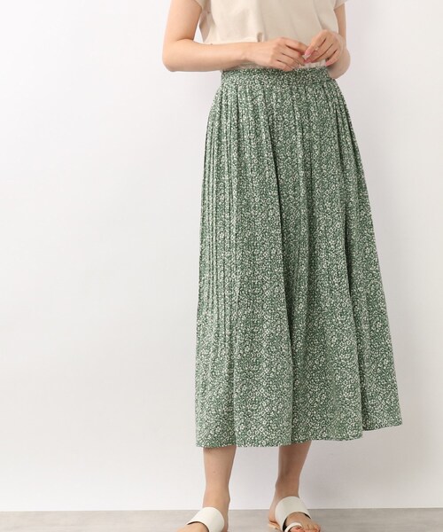 DRESKIP（ドレスキップ）の「◆柄アソート消しプリーツスカート（スカート・レディース・グリーン系その他2/ブラック系/オレンジ系その他5/ブルー系5・03/02/04）」の19枚目の写真