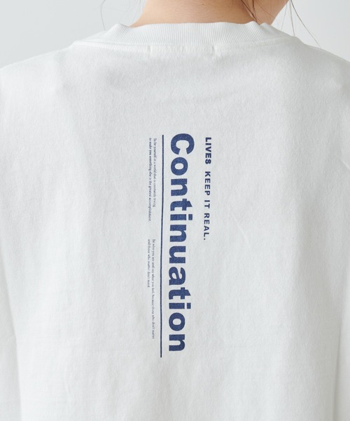 PUAL CE CIN（ピュアルセシン）の「プリント×刺繍ショート丈Tシャツ（Tシャツ/カットソー・レディース・ベージュ/オフホワイト/ブルーグレー・FREE）」の17枚目の写真