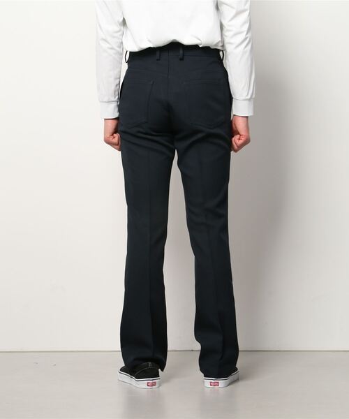 ALLEGE（アレッジ）の「ALLEGE Semi Flear Polyester (AL22S-PT03)（スラックス・メンズ・ネイビー・1/2）」の3枚目の写真