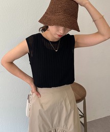 CAPRICIEUX LE'MAGE | タンクSETシアータンク(ニット/セーター)