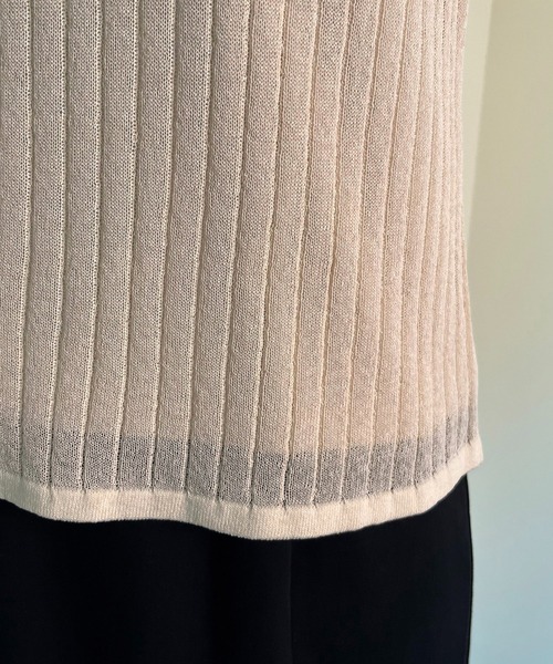 CAPRICIEUX LE'MAGE（カプリシューレマージュ）の「タンクSETシアータンク（ニット/セーター・レディース・ホワイト系その他/ブラック/グリーン系その他・FREE）」の16枚目の写真