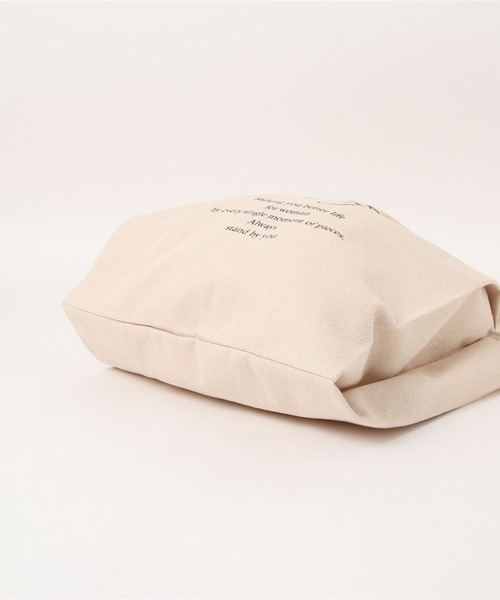 Ambre Neige（アンブルネージュ）の「レタードマルシェバッグ／【WEB/EC限定商品】（トートバッグ・レディース・ピンク/アイボリー・FREE）」の4枚目の写真