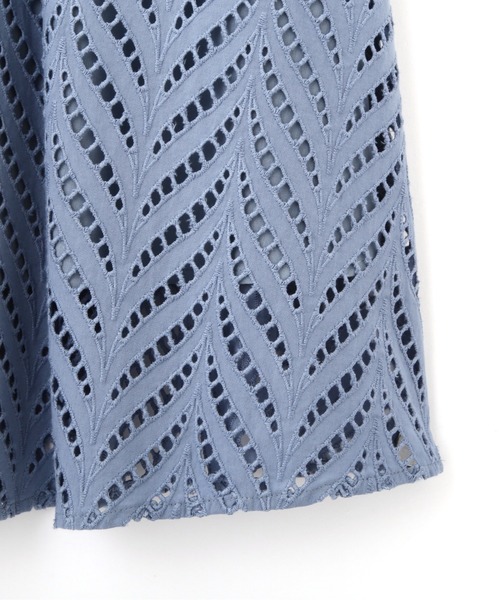 PROPORTION BODY DRESSING（プロポーションボディドレッシング）の「コットンレースフレアスカート / 1212220604（スカート・レディース・ブラック/オフホワイト/ブルー・MEDIUM/SMALL）」の22枚目の写真