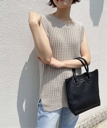 Spick & Span | CO/LIケーブルノースリーブプルオーバー(ニット/セーター)