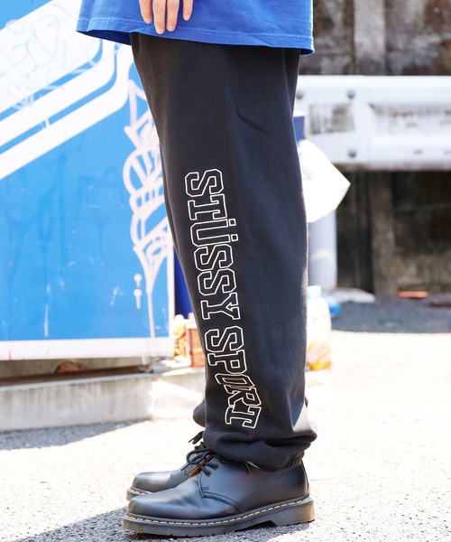 STUSSY(ステューシー)の「STUSSY/ステューシー STUSSY SPORT APP. PANT スウェットパンツ(スウェットパンツ・メンズ・ブラック/グレー・L/XL)」の3枚目の写真