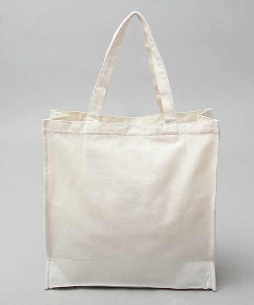 キャンバス スクエア型 ビッグ トートバッグ / 大容量（トートバッグ