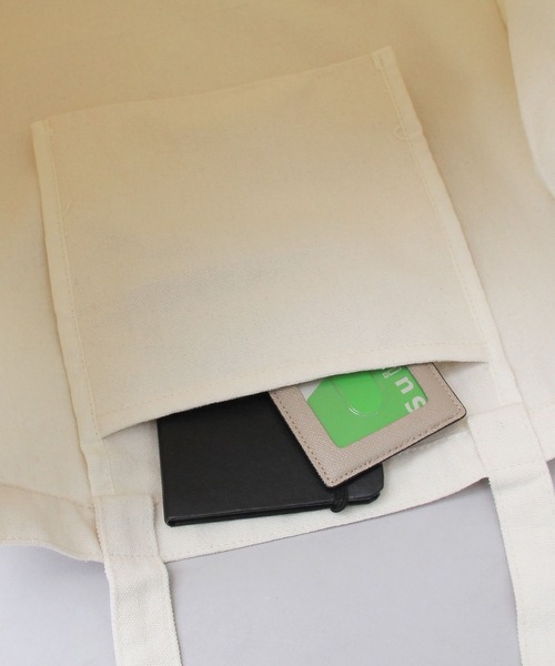 SCANDINAVIAN FOREST（スカンジナビアン・フォレスト）の「キャンバス スクエア型 ビッグ トートバッグ / 大容量（トートバッグ・レディース・ブラック/グレー/オフホワイト・FREE）」の19枚目の写真