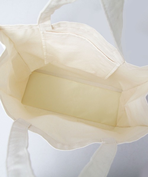 SCANDINAVIAN FOREST（スカンジナビアン・フォレスト）の「キャンバス スクエア型 ビッグ トートバッグ / 大容量（トートバッグ・レディース・ブラック/グレー/オフホワイト・FREE）」の21枚目の写真