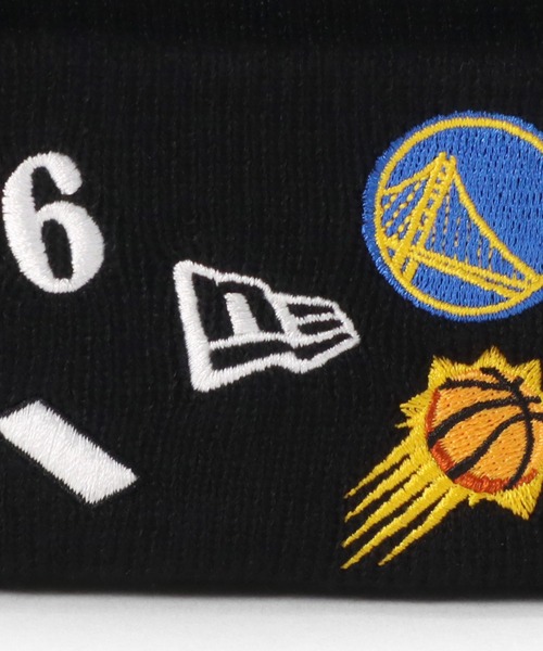 NEW ERA（ニューエラ）の「ニューエラ ニット帽 カフ MLBNBA（ニットキャップ/ビーニー・メンズ・ブラック/ブラック系その他・FREE）」の4枚目の写真