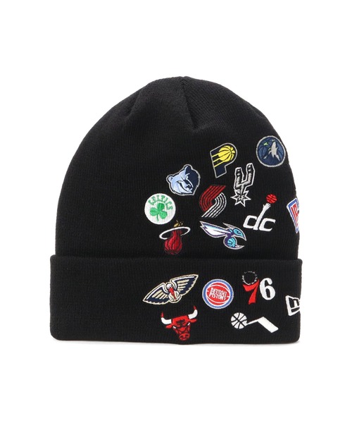 NEW ERA（ニューエラ）の「ニューエラ ニット帽 カフ MLBNBA（ニットキャップ/ビーニー・メンズ・ブラック/ブラック系その他・FREE）」の6枚目の写真