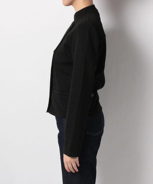アニエスベー JGI0 BLOUSON fifre シャイニーブルゾン ブラック agnes b.（アニエスベー）の「JGI0 BLOUSON fifre シャイニー