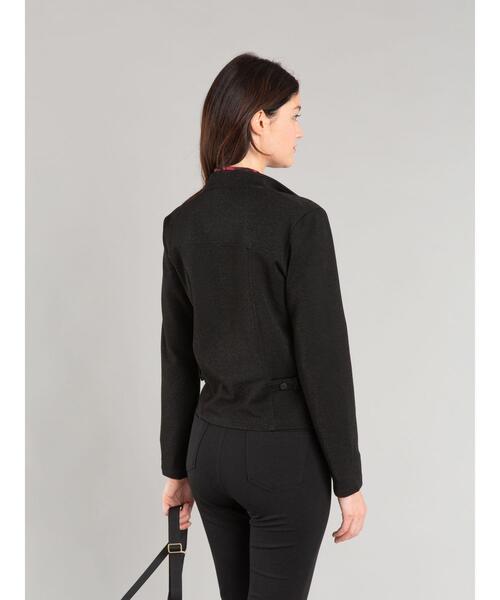 アニエスベー JGI0 BLOUSON fifre シャイニーブルゾン ブラック agnes b.（アニエスベー）の「JGI0 BLOUSON fifre シャイニー