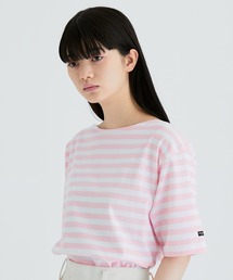 【agnes b. pour ADAM ET ROPE'】ハーフスリーブボーダーTシャツ