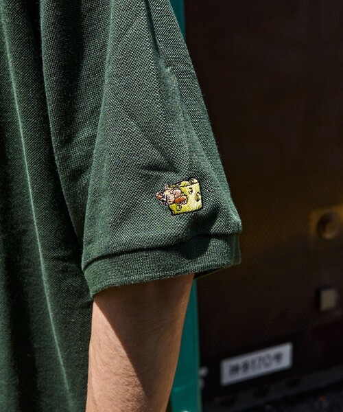 PUBLUX(パブリュクス)の「PUBLUX/パブリュクス / Tom&Jerryワンポイントロゴポロシャツ/ワンポイント刺繍/ユニセックス(ポロシャツ・メンズ・ネイビー/グリーン/ホワイト/ブラック・LARGE/SMALL/MEDIUM)」の18枚目の写真