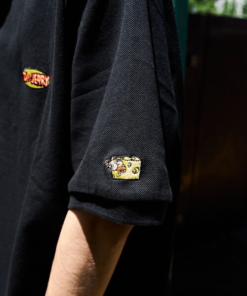 PUBLUX(パブリュクス)の「PUBLUX/パブリュクス / Tom&Jerryワンポイントロゴポロシャツ/ワンポイント刺繍/ユニセックス(ポロシャツ・メンズ・ネイビー/グリーン/ホワイト/ブラック・LARGE/SMALL/MEDIUM)」の22枚目の写真