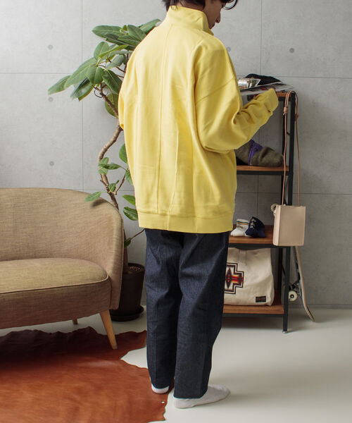 Dickies(ディッキーズ)の「【Dickies/ディッキーズ】ロゴ刺繍 ハーフジップスウェット P/O(スウェット・メンズ・ホワイト/チャコールグレー/イエロー/アイボリー/ロイヤルブルー・M/L/XL)」の20枚目の写真