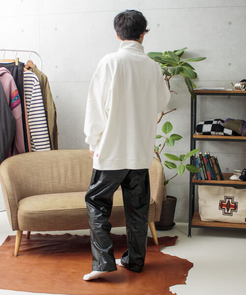 Dickies(ディッキーズ)の「【Dickies/ディッキーズ】ロゴ刺繍 ハーフジップスウェット P/O(スウェット・メンズ・ホワイト/チャコールグレー/イエロー/アイボリー/ロイヤルブルー・M/L/XL)」の18枚目の写真