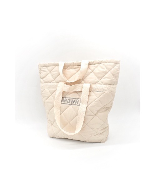 THEATRE PRODUCTS（シアタープロダクツ）の「キルティングパテッドトートバッグ-L-（トートバッグ・レディース・ホワイト/カーキ/ピンク・FREE）」の4枚目の写真
