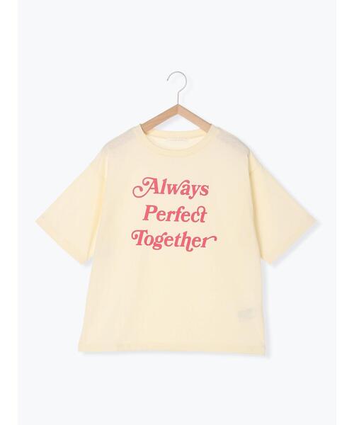 ehka sopo（エヘカソポ）の「AlwaysロゴTシャツ（Tシャツ/カットソー・レディース・グリーン/オフホワイト/キナリ/ブラック・ﾌﾘ-）」の3枚目の写真