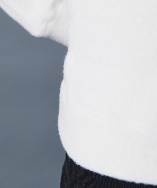 Magine(マージン)の「WOOL/CTN SHGGY W FACE KNITSAW C/N L/S:ウール/コットン ダブルフェイス ニットソー ロングスリーブ 22AW(Tシャツ/カットソー・メンズ・ブラック/ネイビー/グレー/オフホワイト/グレイッシュベージュ・44/46/48)」の13枚目の写真