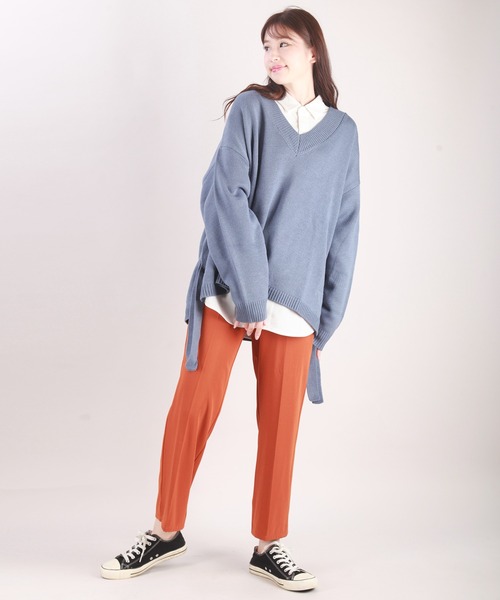 【新品タグ付き】FRAMeWORK ツイスト天竺VネックT cut-off V-neck L/S – wjk online store