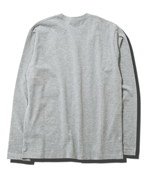 jiggys shop（ジギーズショップ）の「コットンクルーネック無地ロンT 長袖Tシャツ（Tシャツ/カットソー・メンズ・ブラック/グレー/ホワイト/ネイビー/ミックスグレー・LARGE/MEDIUM/X-LARGE/SMALL）」の19枚目の写真