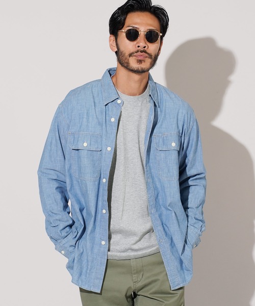 jiggys shop（ジギーズショップ）の「コットンクルーネック無地ロンT 長袖Tシャツ（Tシャツ/カットソー・メンズ・ブラック/グレー/ホワイト/ネイビー/ミックスグレー・LARGE/MEDIUM/X-LARGE/SMALL）」の12枚目の写真