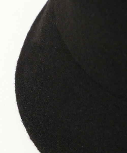 Heather（ヘザー）の「ウールバスクHAT　164416（ハット・レディース・ブラック/ベージュ・ONE SIZE）」の4枚目の写真