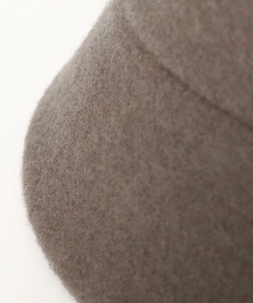 Heather（ヘザー）の「ウールバスクHAT　164416（ハット・レディース・ブラック/ベージュ・ONE SIZE）」の3枚目の写真