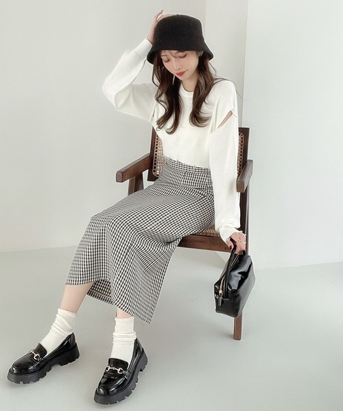 Heather（ヘザー）の「ウールバスクHAT　164416（ハット・レディース・ブラック/ベージュ・ONE SIZE）」の13枚目の写真