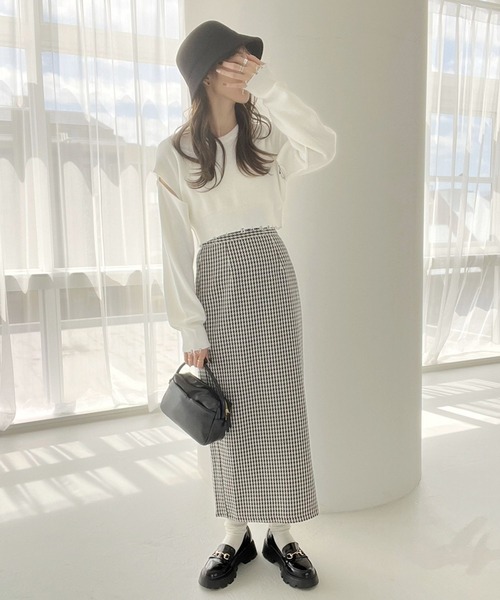 Heather（ヘザー）の「ウールバスクHAT　164416（ハット・レディース・ブラック/ベージュ・ONE SIZE）」の14枚目の写真