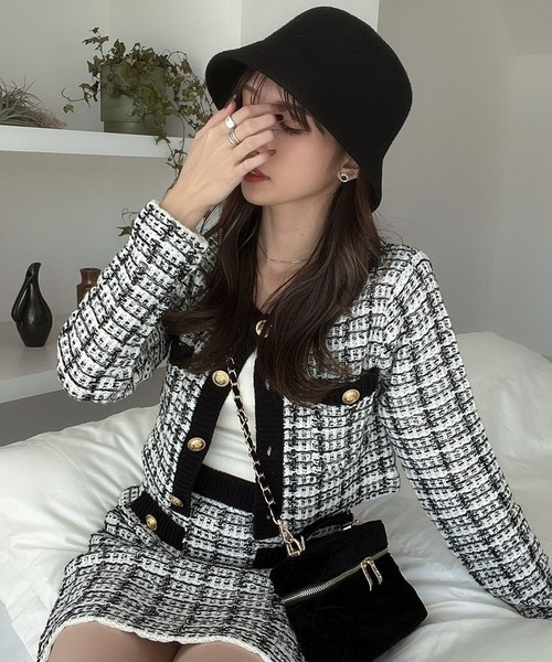 Heather（ヘザー）の「ウールバスクHAT　164416（ハット・レディース・ブラック/ベージュ・ONE SIZE）」の18枚目の写真