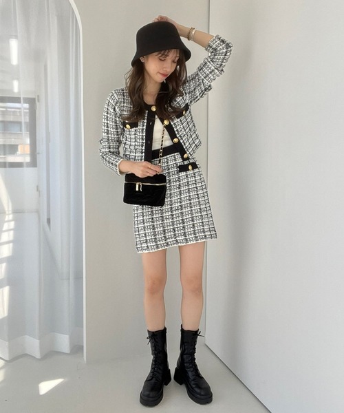 Heather（ヘザー）の「ウールバスクHAT　164416（ハット・レディース・ブラック/ベージュ・ONE SIZE）」の19枚目の写真