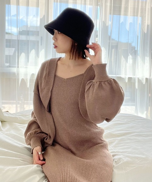 Heather（ヘザー）の「ウールバスクHAT　164416（ハット・レディース・ブラック/ベージュ・ONE SIZE）」の22枚目の写真