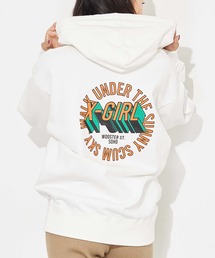 X-girl | CIRCLE LOGO SWEAT HOODIE(パーカー)