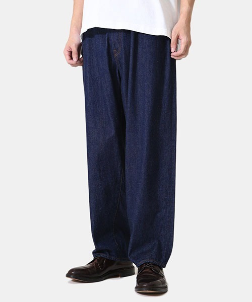 Ets.MATERIAUX（マテリオ）の「Ets.MATERIAUX / マテリオ：ETS.Balloon Denim：21030300260230[MUS]（デニムパンツ・メンズ・ブルー/キナリ・3/2）」の20枚目の写真