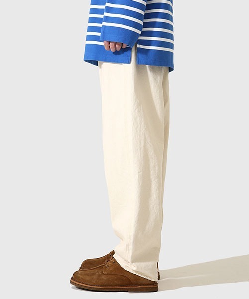 Ets.MATERIAUX（マテリオ）の「Ets.MATERIAUX / マテリオ：ETS.Balloon Denim：21030300260230[MUS]（デニムパンツ・メンズ・ブルー/キナリ・3/2）」の8枚目の写真