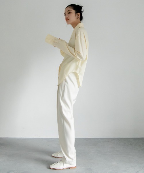 VACANCY（ヴァカンシー）の「バリモア襟ロングカフスシャツ（シャツ/ブラウス・レディース・ホワイト/ブラック/アイボリー/ブルー・FREE）」の15枚目の写真