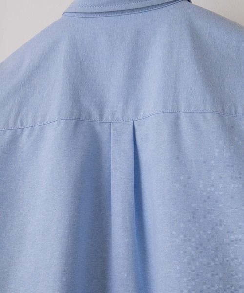 PENNEYS（ぺニーズ）の「【PENNEYS】ぺニーズ 別注 ロゴワッペン刺繍  オーバーサイズオックスフォードボタンダウンL/Sシャツ（シャツ/ブラウス・メンズ・ネイビー/ホワイト/サックスブルー/セージグリーン/チャコール・M/L）」の13枚目の写真