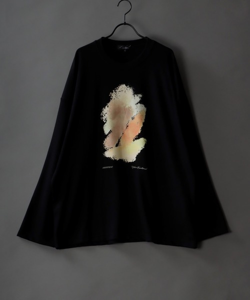 SITRY(シトリー)の「Cardboard wide crew neck art pullover/ダンボール ワイド クルーネック アート プルオーバー(Tシャツ/カットソー・メンズ・ホワイト/ブラック/ライトグレー/ホワイト系その他/ブラック系その他/グレー系その他・L/M)」の5枚目の写真