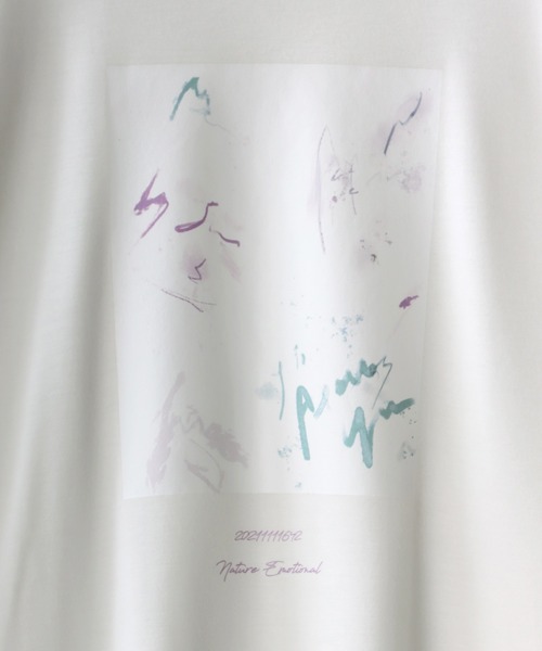 SITRY(シトリー)の「Cardboard wide crew neck art pullover/ダンボール ワイド クルーネック アート プルオーバー(Tシャツ/カットソー・メンズ・ホワイト/ブラック/ライトグレー/ホワイト系その他/ブラック系その他/グレー系その他・L/M)」の9枚目の写真