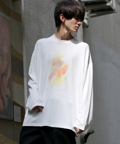 SITRY(シトリー)の「Cardboard wide crew neck art pullover/ダンボール ワイド クルーネック アート プルオーバー(Tシャツ/カットソー・メンズ・ホワイト/ブラック/ライトグレー/ホワイト系その他/ブラック系その他/グレー系その他・L/M)」の22枚目の写真