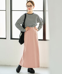 KOBE LETTUCE | [WEARISTA田中亜希子さんコラボ] 低身長向けサイズあり ジャージーナロースカート(スカート)