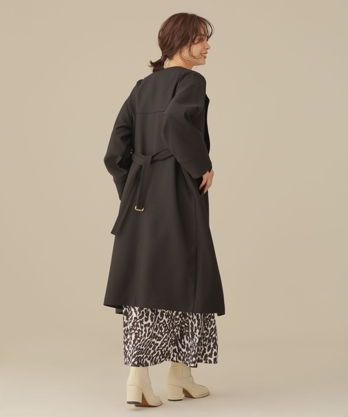 NANO universe(ナノユニバース)の「LB.03/ロング丈シングルアウター(その他アウター・レディース・ブラック/ベージュ・Ⅰ/Ⅱ)」の13枚目の写真