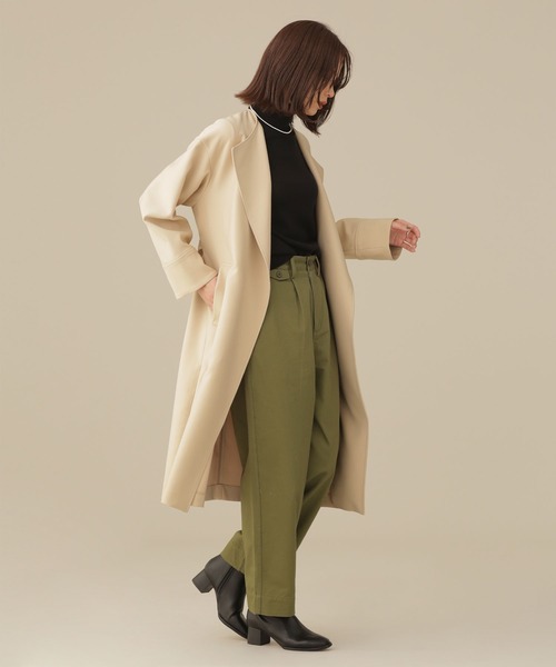 NANO universe(ナノユニバース)の「LB.03/ロング丈シングルアウター(その他アウター・レディース・ブラック/ベージュ・Ⅰ/Ⅱ)」の11枚目の写真