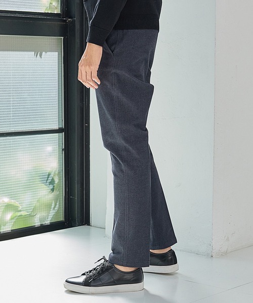 UNION STATION（ユニオンステーション）の「【EFFORTLESS】メランジカルゼスラックス<セットアップ対応>（スラックス・メンズ・チャコールグレー/ネイビー・LL/S/M/L）」の10枚目の写真